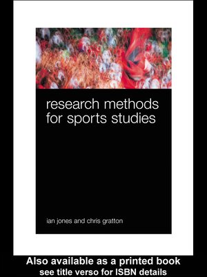 cover image of Research Methods for Sports Studies